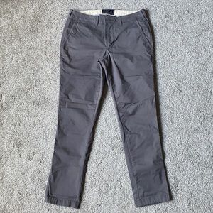 Abercrombie & Fitch Chino Pants Grey 32W 32L Rustin Athletic Skinny Stretch